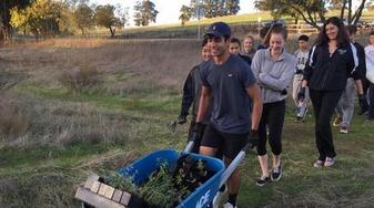 High School Stewards at Arastradero Preserve