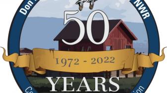 Don Edwards Refuge 50th Anniversary Logo